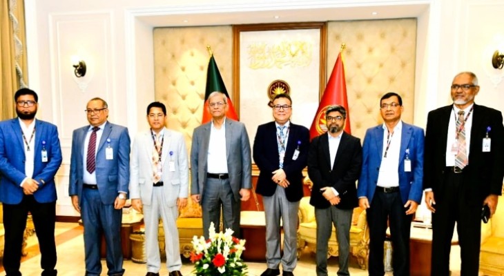 রাষ্ট্রপতির সঙ্গে জাতীয় বিশ্ববিদ্যালয়ের ভাইস-চ্যান্সেলরের সাক্ষাৎ